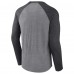 Футболка с длинным рукавом Tampa Bay Buccaneers Weekend Casual Tri-Blend Raglan - Heathered Gray/Heathered Charcoal