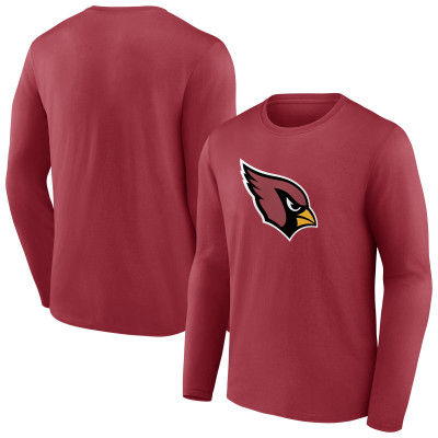 Футболка с длинным рукавом Arizona Cardinals Fanatics Cardinal Primary Logo