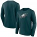 Футболка с длинным рукавом Philadelphia Eagles Fanatics Primary Logo - Midnight Green