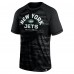 New York Jets Fanatics Blackout Hail Mary Raglan T-Shirt