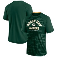 Футболка Green Bay Packers Fanatics Green Hail Mary Raglan