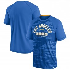 Футболка Los Angeles Chargers Hail Mary Raglan - Powder Blue