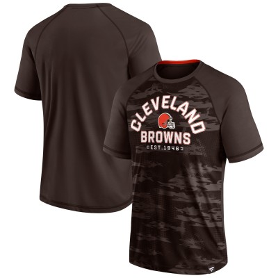 Футболка Cleveland Browns Fanatics Brown Hail Mary Raglan