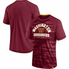 Футболка Washington Commanders Hail Mary Raglan - Burgundy