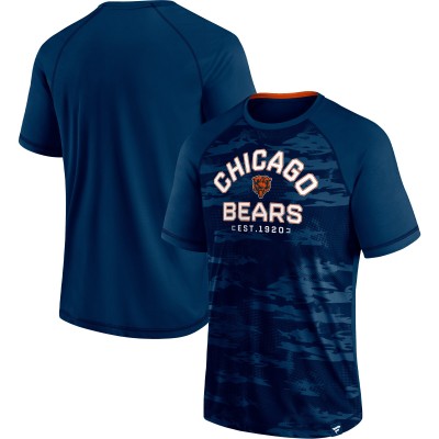 Футболка Chicago Bears Hail Mary Raglan - Navy