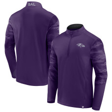 Куртка Baltimore Ravens Fanatics Purple Ringer Quarter-Zip