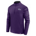 Куртка Baltimore Ravens Fanatics Purple Ringer Quarter-Zip