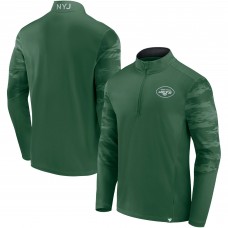 New York Jets Ringer Quarter-Zip Jacket - Green