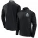 Cleveland Browns Fanatics Blackout Ringer Quarter-Zip Top