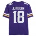 Justin Jefferson Minnesota Vikings Autographed Fanatics Authentic Purple Nike Limited Jersey