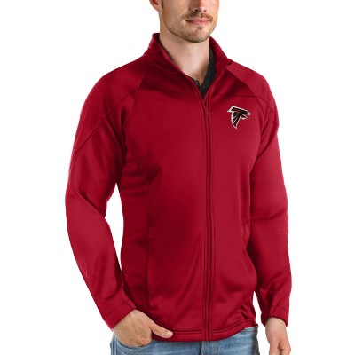 Кофта на молнии Atlanta Falcons Antigua Red Links Golf
