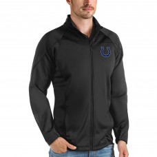 Indianapolis Colts Antigua Links Full-Zip Golf Jacket - Black