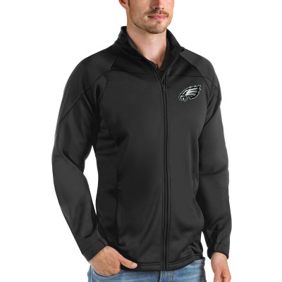 Кофта на молнии Philadelphia Eagles Antigua Links Golf - Black