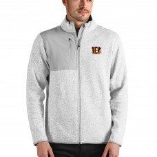 Кофта на молнии Cincinnati Bengals Antigua Fortune - Heathered Gray