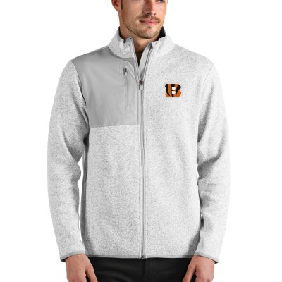 Кофта на молнии Cincinnati Bengals Antigua Fortune - Heathered Gray