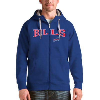 Толстовка на молнии Buffalo Bills Antigua Wordmark Victory - Royal