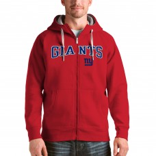 Толстовка на молнии New York Giants Antigua Wordmark Victory - Red