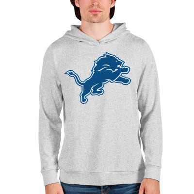 Толстовка Detroit Lions Antigua Team Absolute - Heathered Gray