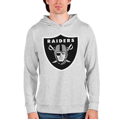 Толстовка Las Vegas Raiders Antigua Team Absolute - Heathered Gray