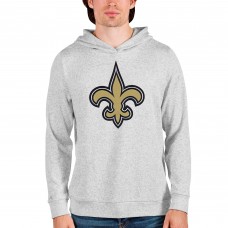 Толстовка New Orleans Saints Antigua Team Absolute - Heathered Gray