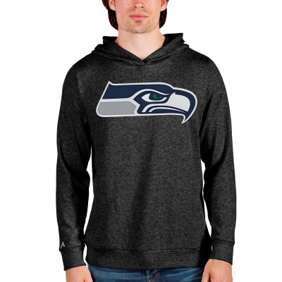 Толстовка с капюшоном Seattle Seahawks Antigua Team Absolute - Heathered Black