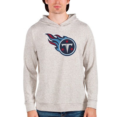 Толстовка с капюшоном Tennessee Titans Antigua Team Absolute - Oatmeal