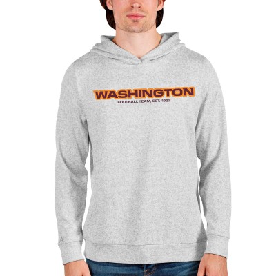 Толстовка Washington Football Team Antigua Team Absolute - Heathered Gray