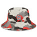 Бейсболка Atlanta Falcons New Era Camo 2022 NFL Training Camp Official Bucket