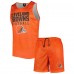 Майка и шорты Cleveland Browns FOCO Colorblock Mesh - Orange