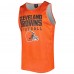 Майка и шорты Cleveland Browns FOCO Colorblock Mesh - Orange