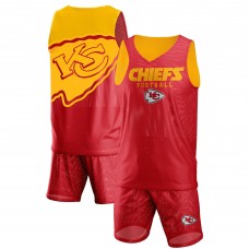 Майка и шорты Kansas City Chiefs FOCO Colorblock Mesh - Red
