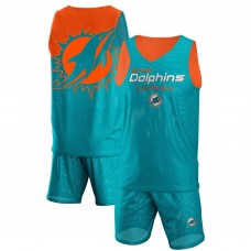 Майка и шорты Miami Dolphins FOCO Colorblock Mesh - Aqua