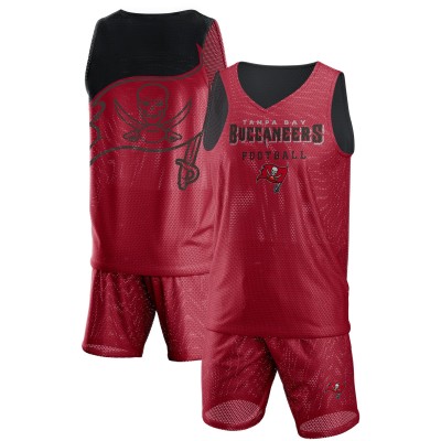 Майка и шорты Tampa Bay Buccaneers FOCO Colorblock Mesh - Red