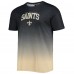 Футболка New Orleans Saints FOCO Gradient Rash Guard Swim - Black/Gold