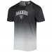 Футболка Las Vegas Raiders FOCO Gradient Rash Guard Swim - Black/Silver