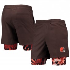 Cleveland Browns FOCO Running Shorts - Brown