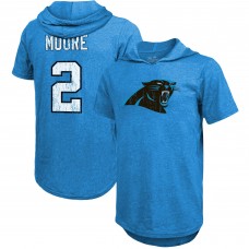 Футболка с капюшоном D.J. Moore Carolina Panthers Majestic Threads - Blue