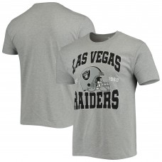 Футболка Las Vegas Raiders Junk Food Helmet - Heathered Gray