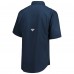 Рубашка с коротким рукавом Dallas Cowboys Columbia Navy Tamiami Omni-Shade