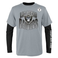 Las Vegas Raiders Youth Game Day T-Shirt Combo Set - Silver/Black