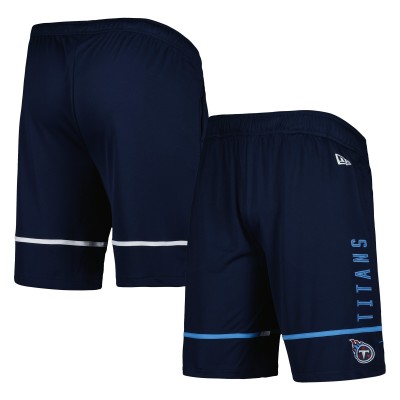 Шорты Tennessee Titans New Era Combine Authentic Rusher - Navy