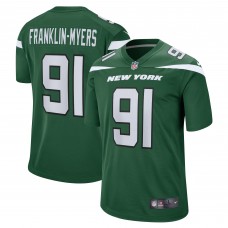 Игровая джерси John Franklin-Myers New York Jets Nike Game - Gotham Green