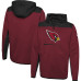 Толстовка Arizona Cardinals New Era Cardinal Combine Authentic Hard Hitter