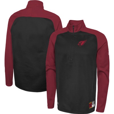Кофта на молнии Arizona Cardinals New Era Combine Authentic O-Line Raglan - Black