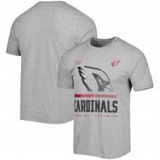 Arizona Cardinals New Era Combine Authentic Red Zone T-Shirt - Heathered Gray