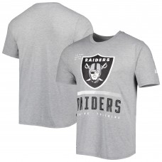 Футболка Las Vegas Raiders New Era Combine Authentic Red Zone - Heathered Gray