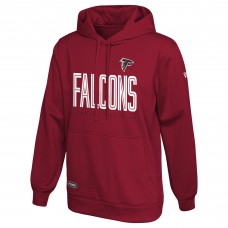 Atlanta Falcons New Era Combine Authentic Huddle Up Pullover Hoodie - Red