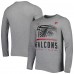 Футболка с длинным рукавом Atlanta Falcons New Era Combine Authentic Red Zone - Heathered Gray