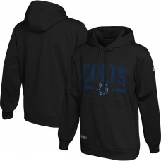 Indianapolis Colts New Era Combine Authentic Coin Toss Pullover Hoodie - Black