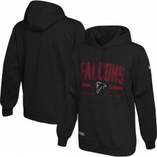 Atlanta Falcons New Era Combine Authentic Coin Toss Pullover Hoodie - Black